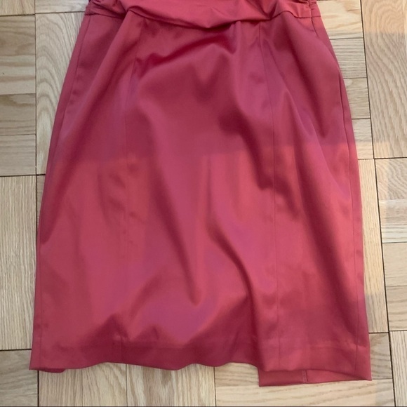 𝅺max & Cleo burnt orange cocktail dress size 2 - Picture 5 of 12